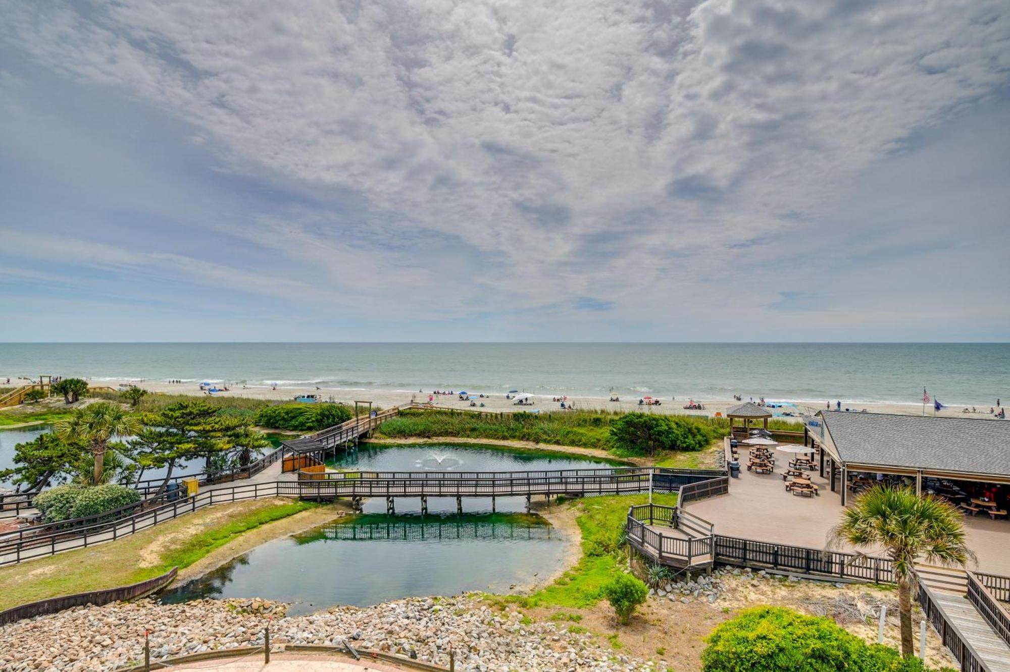 Myrtle Beach Resort Condo Balcony And Ocean View! Exteriör bild