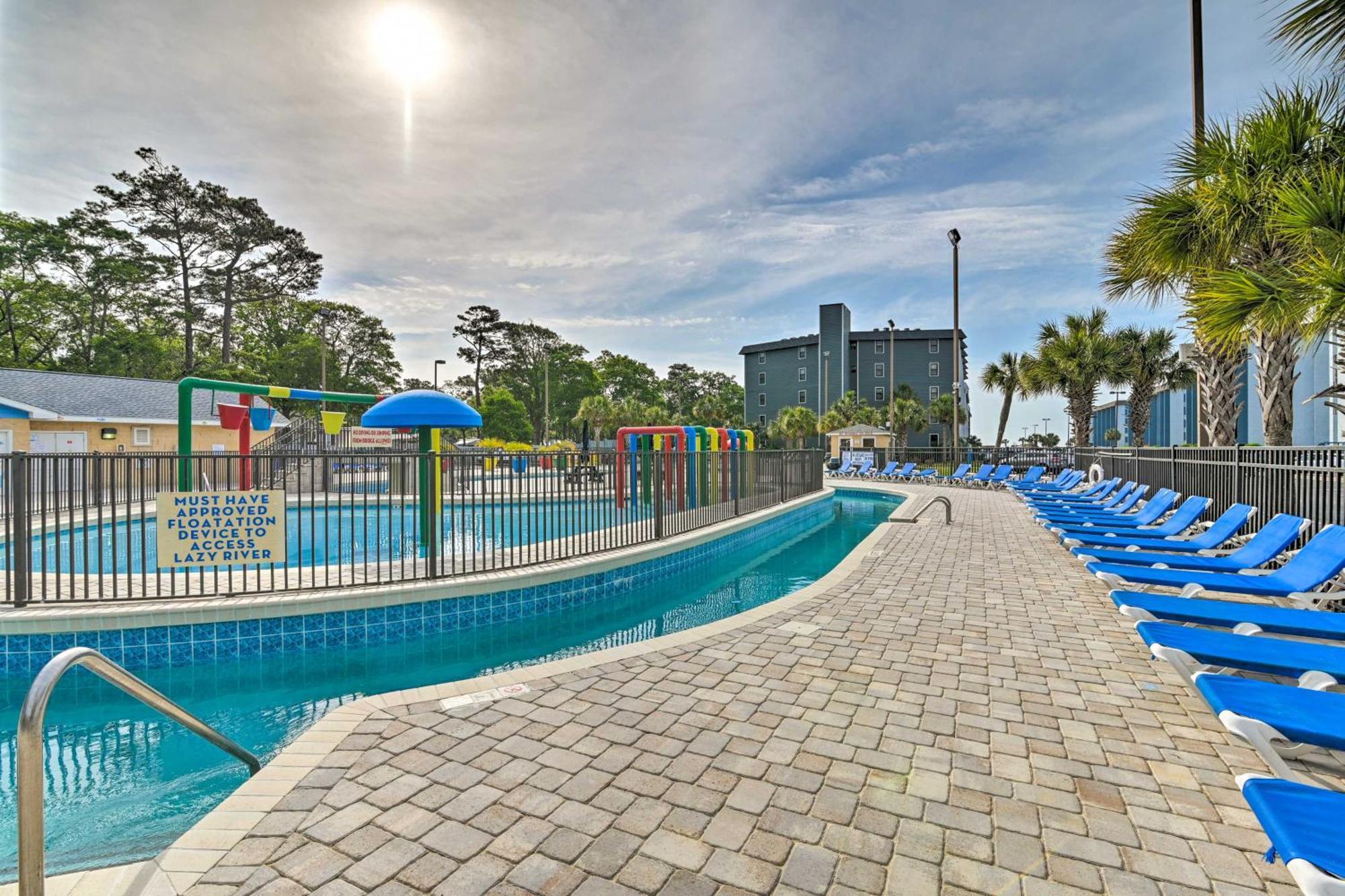 Myrtle Beach Resort Condo Balcony And Ocean View! Exteriör bild