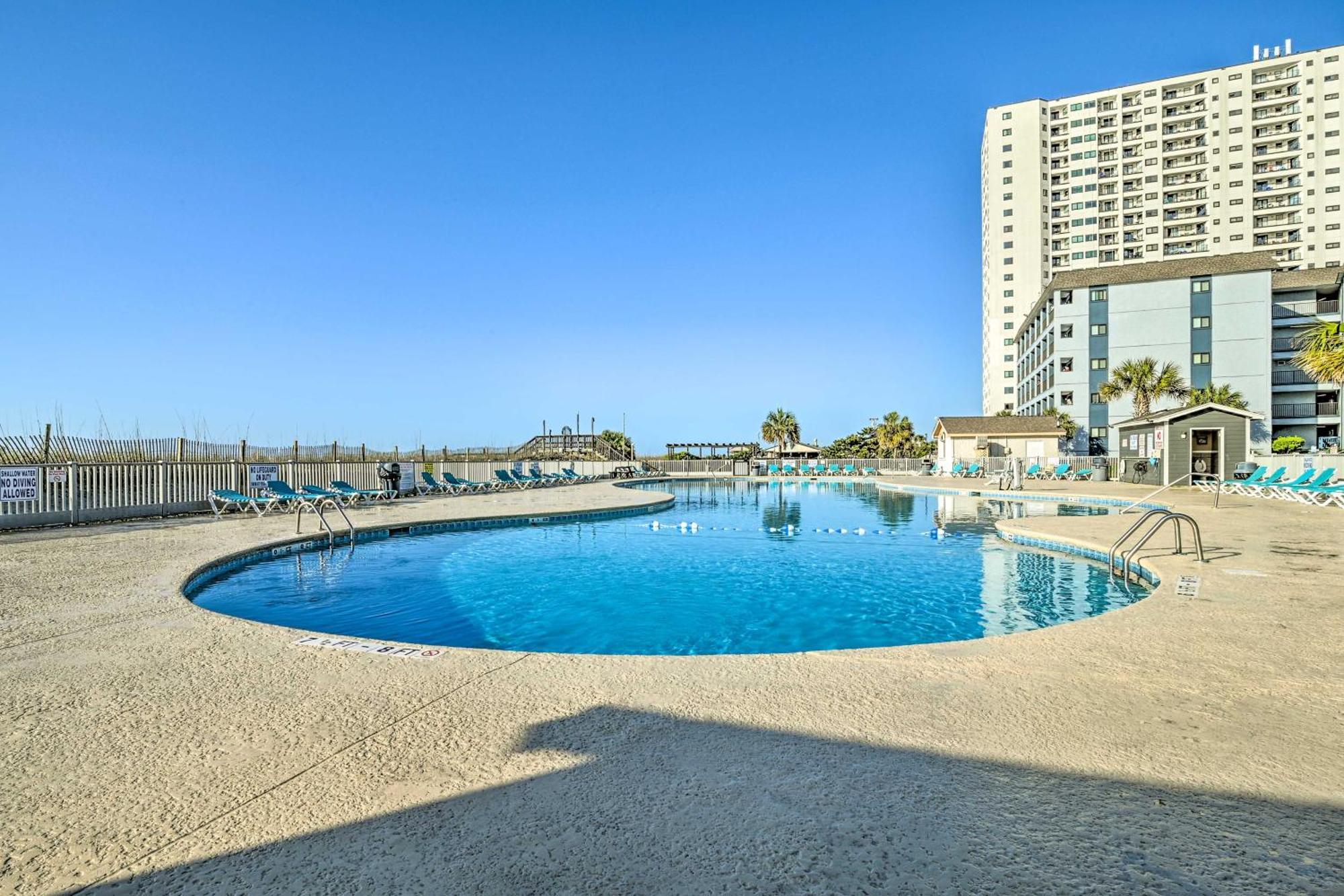 Myrtle Beach Resort Condo Balcony And Ocean View! Exteriör bild