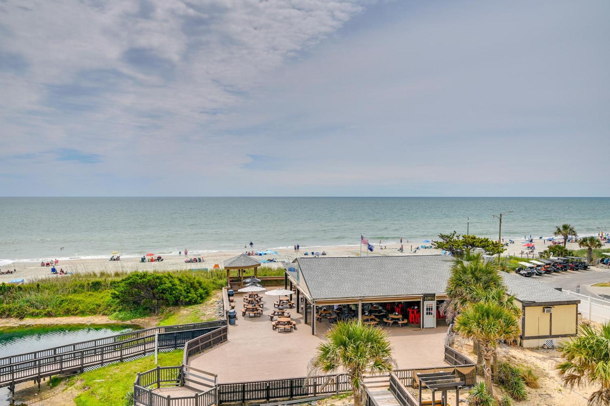 Myrtle Beach Resort Condo Balcony And Ocean View! Exteriör bild