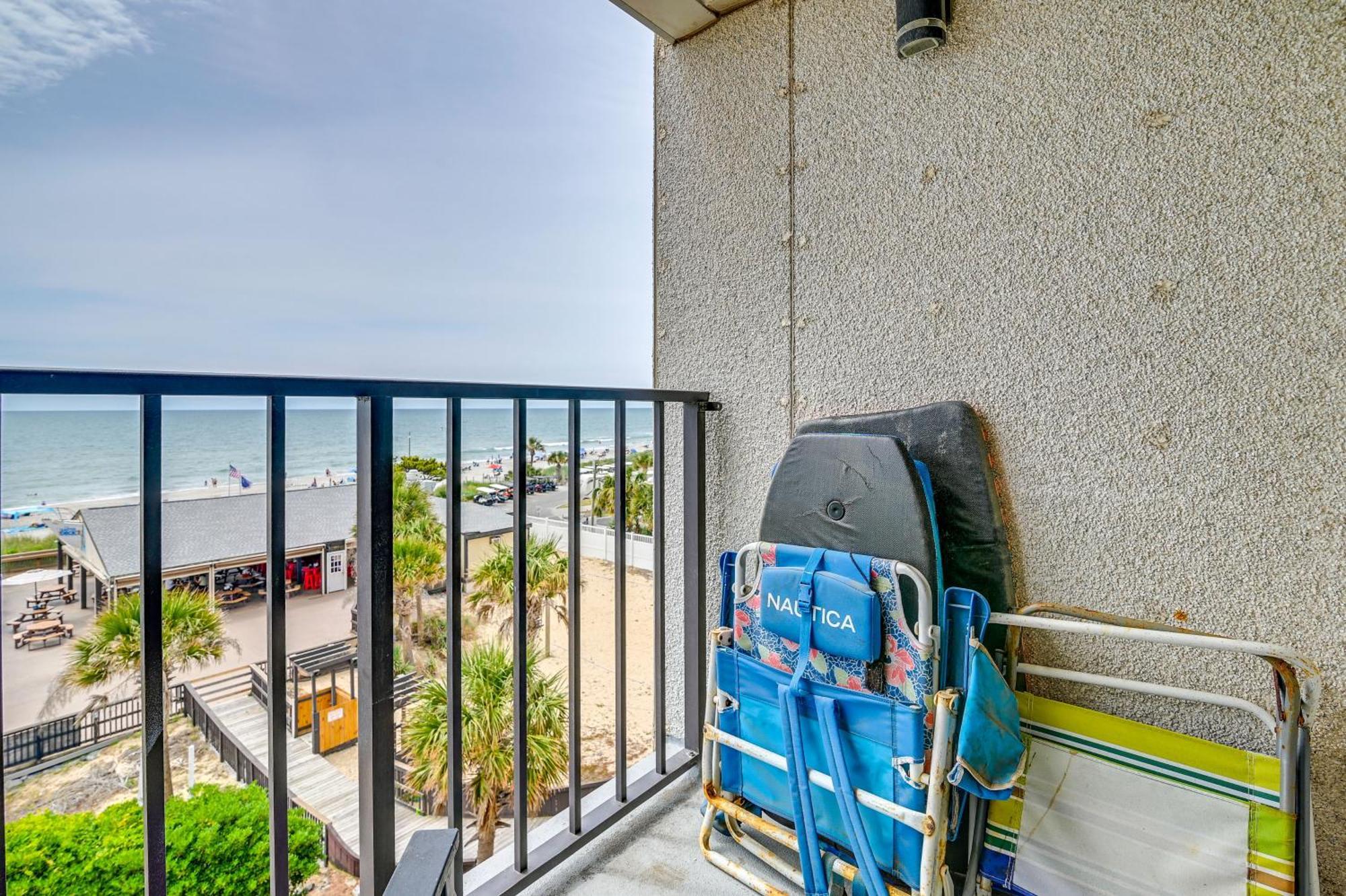 Myrtle Beach Resort Condo Balcony And Ocean View! Exteriör bild