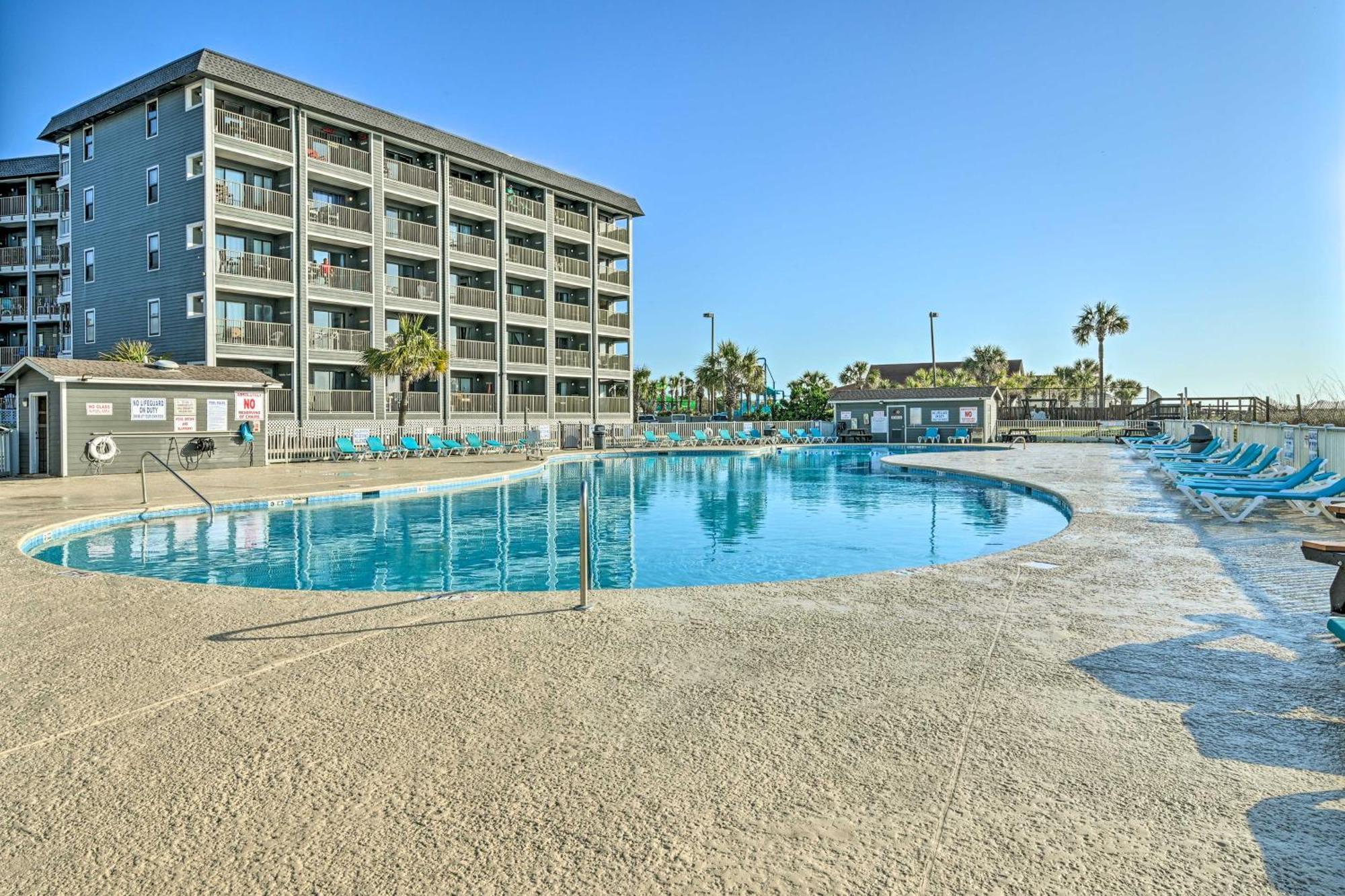 Myrtle Beach Resort Condo Balcony And Ocean View! Exteriör bild