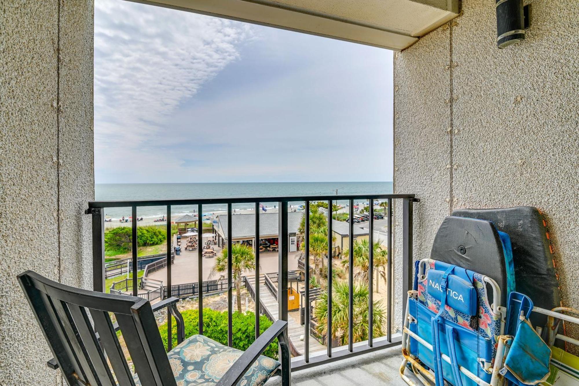 Myrtle Beach Resort Condo Balcony And Ocean View! Exteriör bild